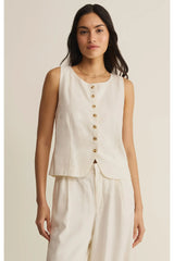 Roman Linen Vest