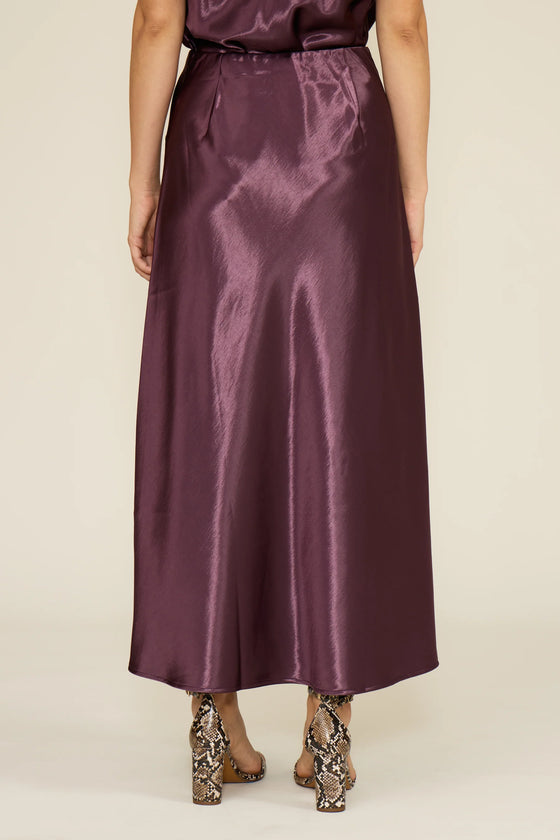 BARBARA SATIN SKIRT