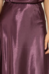 BARBARA SATIN SKIRT