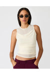 Roman Knit Top Cream