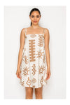 SANTORINI SUNPLAY MINI DRESS
