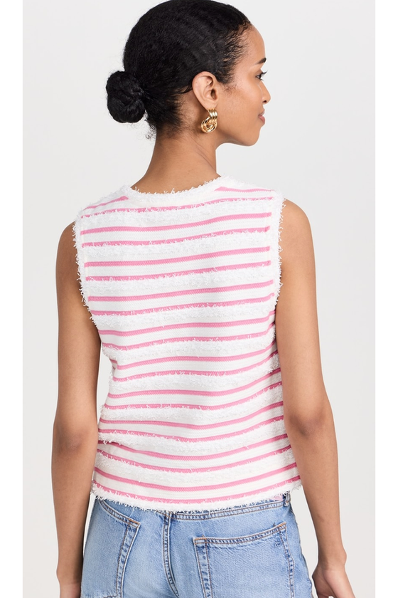 Fringe Striped Top
