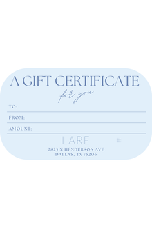  LARE Boutique Gift Card