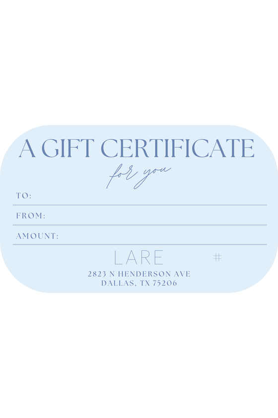 LARE Boutique Gift Card