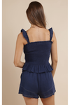 Ruffle Smocked Top