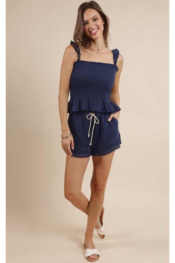 Fray Hem Shorts