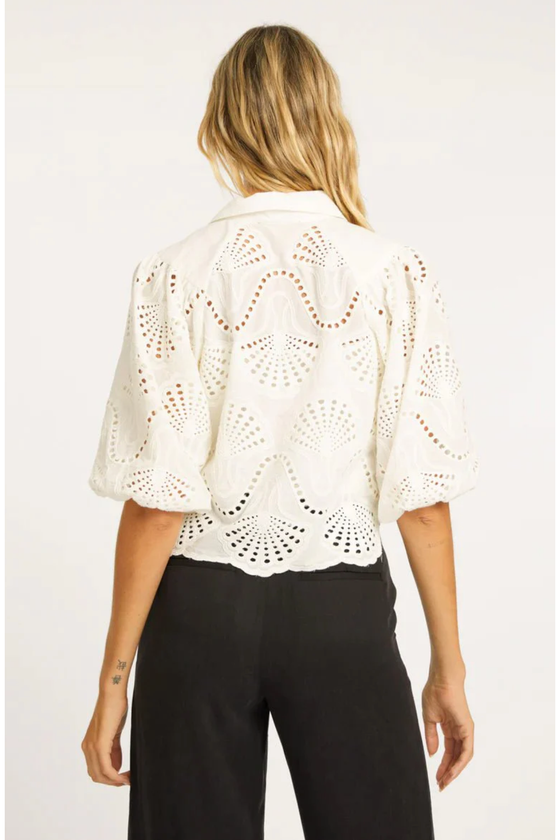 Juliette Ivory Lace Top