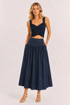 SELENE MIXED MEDIA SKIRT