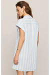 Shellbound Striped Dress