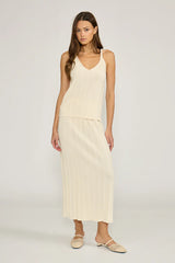 RILEY PANEL MIDI SKIRT