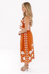 Ember Midi Skirt Set - Burnt Orange