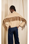 Venette Fringe Knit Sweater XS