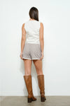 Violet Ruffle Shorts