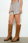 Violet Ruffle Shorts