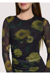 Nocturnal Blooms Midi Dress