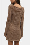 CALABRIA SHIMMER CROCHET DRESS