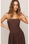 Esti Embroidered Maxi Dress Chocolate Cherry