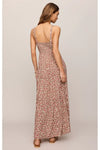 Mindy Floral Dress Sandshell