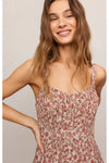 Mindy Floral Dress Sandshell