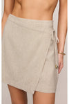 Ellery Linen Skirt Flax