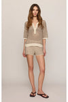 Lyla Striped Sweater Short