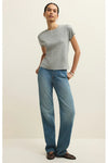 Modern Slub Tee Classic Heather Grey