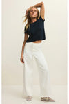 Junie Slub Tee Shirt Eclipse