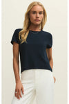 Junie Slub Tee Shirt Eclipse