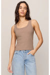 Rowe Scoop Tank Heather Ash