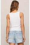 Rowe Scoop Tank White