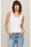 Larkin Embroidered Tank White