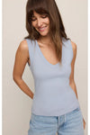 Ellie V Neck Tank Skyline
