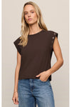 Camino Grommet Top Dark Chocolate