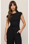 Soft Trace Second Skin Top Black