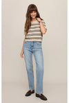Gatewood Stripe Sweater Light Oatmeal Heather