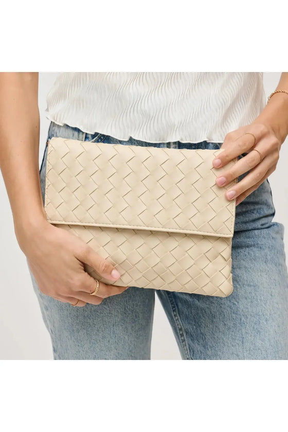 Ivy Woven Clutch