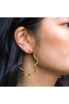 Alma Hoops 18K Gold Plated