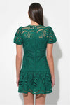 Clarisse A Line Placement Lace Dress