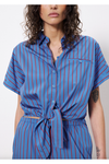 blue striped cute summer shirt frnch carmelle 