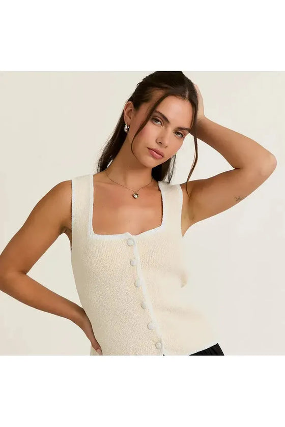 Brenda Square Neck Top