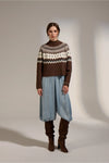 Chocolate Cinnamon Turtleneck Sweater