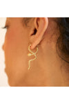 Coil Hoops 18K Gold Plated