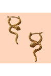 Coil Hoops 18K Gold Plated