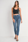 Super Stretch Mid Rise Skinny