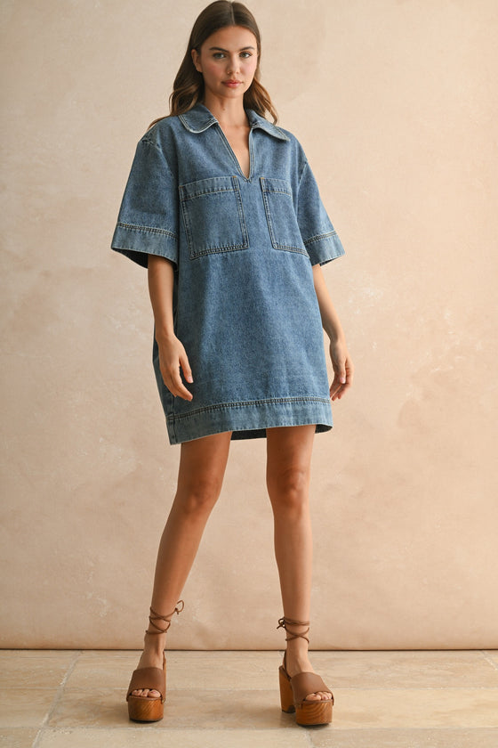 Sarah Denim Dress