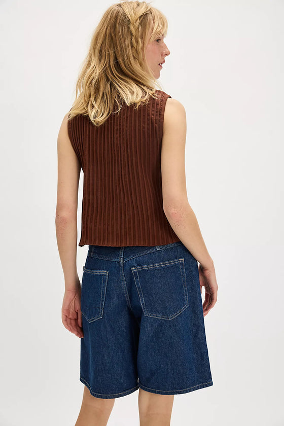 Tilly Vest Honey Bronze