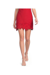LINA EYELET MINI SKIRT