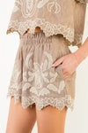 Klara Embroidered Shorts