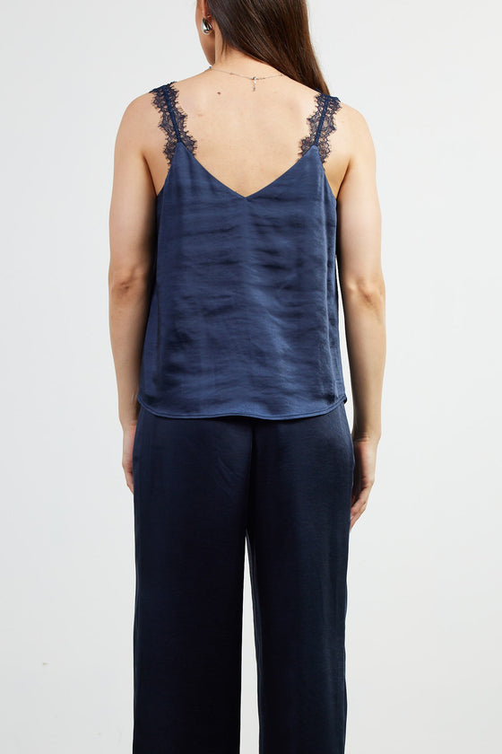 Navy Elle Blouse