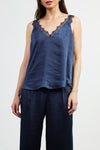 Navy Elle Blouse